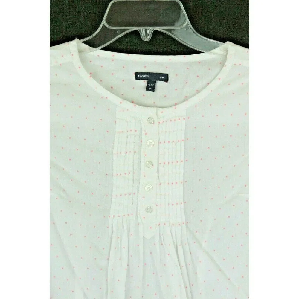 Gap Polka-Dot Shirt Girl's XL Pink